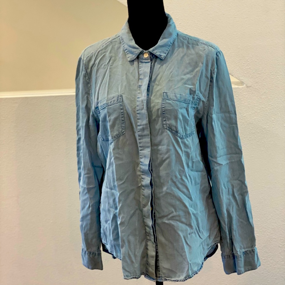 Per Se soft tencel fiber denim bottom down